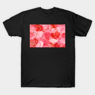 Love Heart Valentine Background T-Shirt